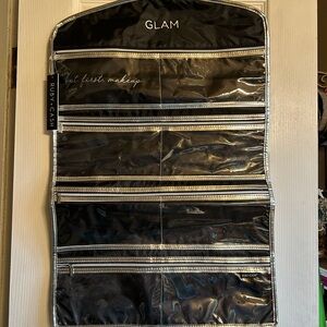 Glam Black Hanging Cosmetic Organizer by